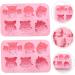 MAGICLULU 10 Pcs Baking Cake Mold Chocolate Mold Candy Chocolate Owl Soap Molds Silicone Mold Silicone Soap Animal Cookie Silicone Baking Mold Owl Candy Molds to Bake Silica Gel Tool 19.9x13.8cmx5pcs Pinkx5pcs - Buy Online on GoSupps.com