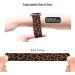 Elastic Leopard Band + Rose Gold Frame for Fitbit Blaze Series 6/Fitbit Blaze Smartwatch - 6.0-6.4'' Replacement Band for Men, Women, and Girls - Buy Online on GoSupps.com