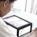 Magnifier High Magnification 3X Desktop Magnifier Desktop Read Old Man with Light Led Chest-Mounted A4 Large Lens Rectangle HD Portable Glass Made in China - Buy Online on GoSupps.com