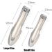 UNbit Nail Clipper 1PC Portable Anti-Splash Nail Clipper Multi-Size Stainless Steel Fingernail Nipper Cutters Manicure Heavy Nail Trimming Tool(Color:A) - Buy Online on GoSupps.com