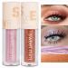 SUAKE 2Pcs Waterproof Champange Liquid Shimmer Eyeshadow Sticks.Quick-Drying Purple Liquid Glitter Sparkling Eyeliner Eyelid.Highlight inner corner Eye Looks for Party Make-up sombra de para ojos 2-purple