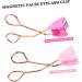 DOITOOL Magnetic False Eyelash Curler Fake Eyelash Applicator Eyelash Curlers Make up for Face Eyelash Holder Stainless Steel Eyelash Curler Miss Clip Magnetic Stripe Glue 11.5x6.2x1.6cm - Buy Online on GoSupps.com