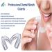 Professional Dental Mouth Guard for Teeth Grinding and Clenching - Custom Fit - GumShield for Bruxism & TMJ Relief - UK Designed Easy-to-Mold - Pack of 4 in 2 Sizes - Buy Online on GoSupps.com