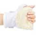 1 Pair Palm Protector for Finger Contractures Palm Protector Left Handed Palm Guard Comfortable Hand Cushion with Soft Sherpa Lining Palm Pad for Elderly Care