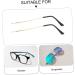 Nuobesty Glasses Accessories - Replacement Brackets & Repair Set for Eyeglasses | Plastic Arms & Legs | 14x0.6cm - Buy Online on GoSupps.com