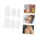 FRCOLOR High Heel Protectors - 8 Pairs Toe Cover Silicone Gel Foot Protectors for Pain Relief and Toe Orthotic Support - White Sole Isolator Sebs - Buy Online on GoSupps.com