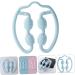 Healeved Yoga Massage Device - Self-Massage Roller for Neck Back & Trigger Points | Shiatsu Neck Massager | TPE 25x22x5cm Blue - Shop Now! - Buy Online on GoSupps.com