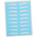 Angoily 8 Pairs Tool Eyebrow Shaping Stencils Eyebrow Practice Skin Card Eyebrow Trimming