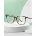 Pin Temple Square TR90 Blue Light Blocking Glasses | Anti-UV Reading Glasses for Men & Women | 52mm Frame Size - Buy Online on GoSupps.com