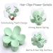6PCS Large Flower Hair Clips for Thick & Thin Hair - Non-slip Strong Hold, Cute Mint Green Hair Accessories for Women & Girls - Buy Online on GoSupps.com