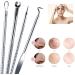 NIUTA Blackhead Remover Tool Kit - Acne Needle Extractor for Facial Cleaning - Silver (Pack of 4) - Buy Online on GoSupps.com