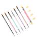SunshineFace 6pcs Nail Pen Set | Double Head Nail Art Brush & Sponge Tool for Perfect Nail Designs - Buy Online on GoSupps.com