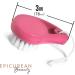 Epicurean Beauty Mini Soft Scrubber Face Brush - Pink | Gentle Manual Exfoliation - Buy Online on GoSupps.com