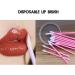 BAISDY 250Pcs Disposable Lip Brushes Wands Lipstick Applicators for Makeup Pink - Buy Online on GoSupps.com