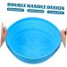 Alipis 2pcs Air Fryer Airfryer Silicone Bakeware Baking Reusable Liner Lining Silicone Pad Non Stick Light Grey 21.5X21.5cm - Buy Online on GoSupps.com