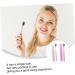 Minkissy 4-Piece Portable Toothbrush Set - Colorful Toothbrushes & Case for Travel | Eco-Friendly PP Material | Perfect for Couples & On-the-Go - Buy Online on GoSupps.com