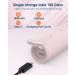 Electric Toothbrush for Adults with 6 Brush Heads - Sonic Toothbrush with Holder & Travel Case - Type C Cable - Pink - 1 Count - Buy Online on GoSupps.com