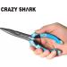 CRAZY SHARK 7 Fishing Pliers - High Carbon Steel, PTFE Plated, Hook Remover, Split Rings, Non-Slip Handle - Blue #1 - Buy Online on GoSupps.com