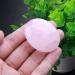 Rose Quartz Palm Stone Natural Stones and Minerals Crystals Spiritual Good Luck Decoracao para Casa - Stones - - (Size: About 43-45mm) - Buy Online on GoSupps.com