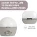 Chicco Next2Stars Baby Night Light Neutral | Star Projector for Cots & Cribs with Sound Sensor, 3 Light Effects, Music (Beige) - Buy Online on GoSupps.com