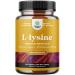 L Lysine 1000mg per serving Nutritional Supplements - L-lysine Essential Amino Acids for Eye Health Lip Care Bone Support Immune System Support Muscle Growth and Vegetarian Collagen - 240 Tablets 240 Count (Pack of 1)