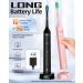 Buy Sonic Electric Toothbrush for Adults - 5 Modes 40 000 VPM 12 Brush Heads Waterproof & Long Battery Life - Perfect for Fresh Breath Worldwide - Buy Online on GoSupps.com