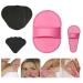 TEEROVA Portable Exfoliating Hair Removal Pads Set for Smooth Skin on Legs Arm Face Top Lip Pink