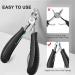Professional Toenail Clippers for Seniors - Heavy Duty, Non-Slip Handle, Sharp Curved Grooming Tool for Thick & Ingrown Nails - Buy Online on GoSupps.com