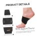 VANZACK Washable Arch Support Sleeves - 2pcs Flat Foot Pads for Men & Women | Portable Outdoor Foot Support - Buy Online on GoSupps.com