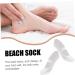 FRCOLOR 1 Pair Silicone Heel Protector Silicone Moisturizing Socks Silicone Boat Sock Spa Gel Socks Silicone Socks Beach Sock Tendon Socks Dance Socks Sole of Foot Men and Women White - Buy Online on GoSupps.com