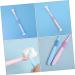 Healeved 6 PCS Toothbrush Clean Brush Set for Ladies - Eco-Friendly PP Design | Perfect for Travel & Daily Use - Buy Online on GoSupps.com