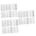 FRCOLOR 30 sheets Waterproof Imitation Tattoos Temporary Brow False Eyebrow Stickers Hair-like D Eyebrows