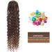 Dairess 24 Synthetic Double Ended Wavy Dreadlock Extensions - 10 Strands/Pack, Curly Loose Ends, Handmade Soft Reggae Hair, Hip-Hop Style Dreads - Thin 0.6cm - Buy Online on GoSupps.com