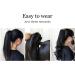 Yamel 16 Long Curly Wavy Ponytail Extension Natural Black 1B# Synthetic Hairpiece - Buy Online on GoSupps.com