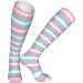 Trans Pride Stripes Compression Socks for Men & Women | 15-20 mmHg Support for Running & Cycling - Shop Now! - Buy Online on GoSupps.com