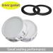 Qrity 2-Pack Kitchen Sink Drain Pipe Locking Cap - 54mm Inner Thread for Secure Sealing & Leak Prevention - Gray - Buy Online on GoSupps.com