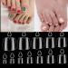 Clear Toe Nail Tips 600 PCS - French False Nails for Manicure & Acrylic Tips by BORNBYME - Buy Online on GoSupps.com