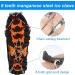Zjrung Spikes for Mountain Shoes - 16x16cm Black Ice Claws for Snow & Hiking - Ultimate Outdoor Shoe Chains for Climbing & Slippery Conditions - Buy Online on GoSupps.com