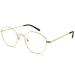 JF2403 Clear Lens Eyewear Metal Frames Round Glasses for Women Prescription