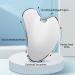 Buy AQSQWQ Heart Shape Gua Sha Stein | Stainless Steel Facial Massage Tool for Jaw Shaping & Reducing Swelling - International Shipping Available - Buy Online on GoSupps.com