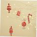 Alipis 2 pcs decorate pvc decorations Cosmetics Xmas Party Ornament Gift christmas tree Holiday Ornament outdoor decor Accessories christmas decorations household Christmas set Ornament Redx2pcs 15X6X6CMx2pcs - Buy Online on GoSupps.com