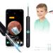BEBIRD R1 Ear Wax Removal Tool Camera Endoscope  1080P HD Otoscope Wireless Ear Cleaner with 6 Led Lights Compatible with iPhone ipad Android Smart Phones & Tablets for Kids Adults & Pets (Black)