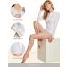 ATHLIO Women's Full Zip UPF 50+ Long Sleeve Rash Guard in White - Size Small - Buy Online on GoSupps.com