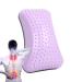 Raxove backhifted pillow |Lumbar support spine board ergonomic |Inflatable pillow and support for the lower back stretching equipment for posture correction purple (with gas needles)