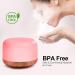 Aoreun 300ml Humidifier & Aroma Diffuser with Remote Control | 7 Colors Timer Function & LED - Perfect for Office & Bedroom - Buy Online on GoSupps.com