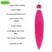 Dark Pink Pre-Stretched Braiding Hair 26 Inch (Pack of 3) | Easy-to-Use & Pre-Feathered - Buy Online on GoSupps.com