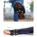 Winter Traction Cleats - Anti-Slip Ice Crampons for Boots and Shoes | Snow Grippers for Walking, Climbing, Hiking | Rubber Spikes, 2PCS for Men and Women - Buy Online on GoSupps.com