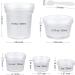 Cosywell Plastic Cream Jars 3.4oz/100ml Travel Containers for Toiletries Empty Cosmetic Pot Jars 5 Pieces Refillable TSA Approved Leak-proof Travel Size Accessories with Lids pattern5 - Buy Online on GoSupps.com