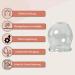 Lauschaer Glass Medical Fire Terrified Cupping Head 65mm - Original Suction Bell for Cupping Therapy | International Shipping Available - Buy Online on GoSupps.com
