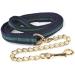Hy Soft Webbing Lead Rein with Chain - Purple/Black - 2m - Buy Online on GoSupps.com